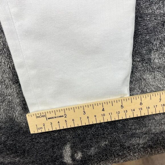 Cabi The Skinny Jeans White Women's 6 Mid Rise Stretch Spring 2022 NWT - Picture 8 of 13